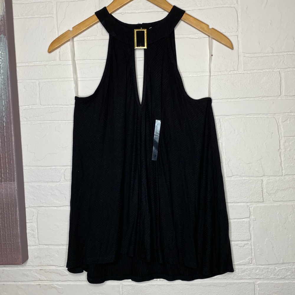 Color Story Knit Flowy Tank M